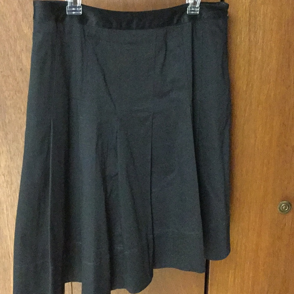 American Living Navy Pleated Skirt